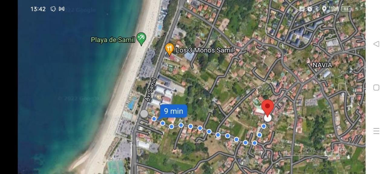 Gran Lar, 2 Hab Con Piscina Y Jardin En Samil Vigo Exterior photo